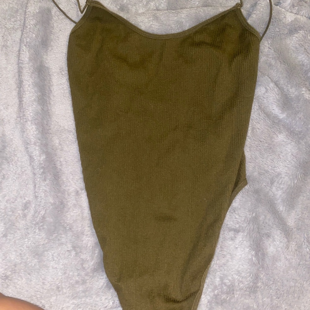 Olive Green Women's Top